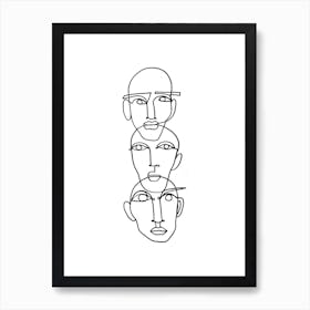 Three Art Print