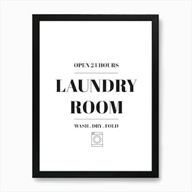 Laundry Room Art Print