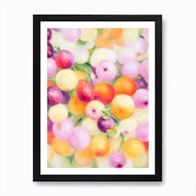 Blackcurrant Painting Fruit Art Print