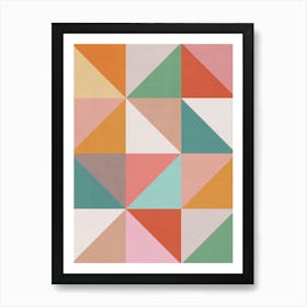 Geometric Shapes - SS01 Art Print