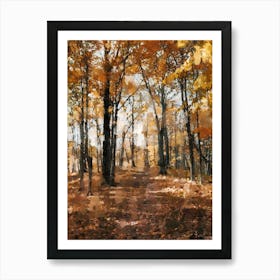 Autumn In The Woods Art Print