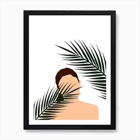 Tropical Reverie Among The Palms Art Print
