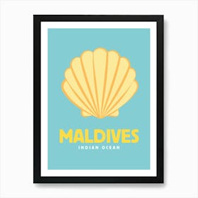 Maldives Indian Ocean Print Art Print