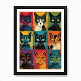 Cats Canvas Print 3 Art Print