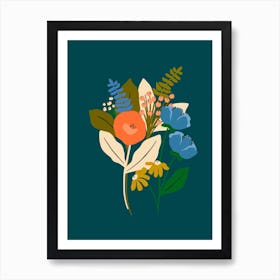 Indigo Botanical Art Print