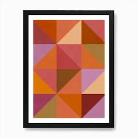 Geometric Shapes - TT01 Art Print