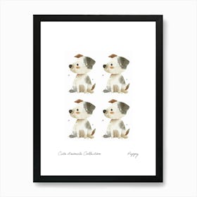 Cute Animals Collection Puppy 8 Art Print