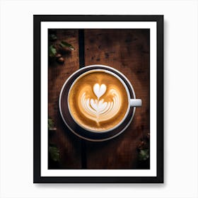 Coffee Latte Art 2 Art Print