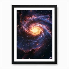 Galaxy In Space 1 Art Print