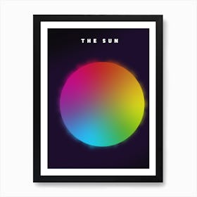 The Sun Light Spectrum Art Print