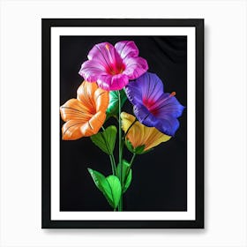 Bright Inflatable Flowers Petunia 1 Art Print