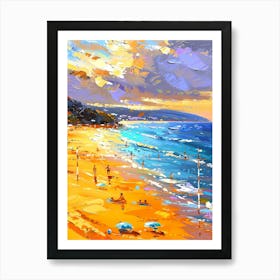 Sunset On The Beach 7 Art Print