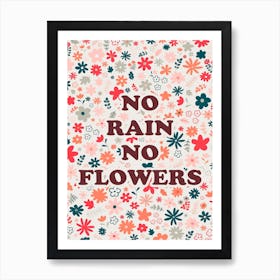 Autumnal No Rain No Flowers Art Print
