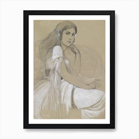Jaroslava Mucha The Artist S Daughter, Alphonse Mucha Art Print