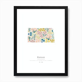 Kansas | Wildflower Mix Poster