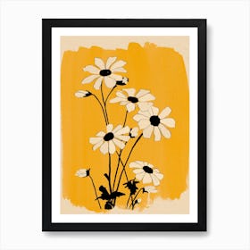 Daisy Flowers 9 Art Print