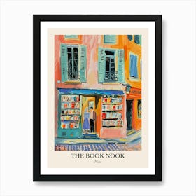 Nice Book Nook Bookshop 3 Poster Art Print