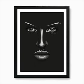 Face Of A Woman 1 Art Print