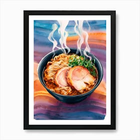 Ramen Illustration Art Print