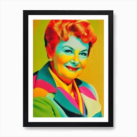 Brenda Blethyn Colourful Pop Movies Art Movies Art Print