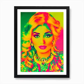 Payal Dev 2 Colourful Pop Art Art Print