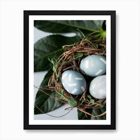 Easter Eggs In A Nest 13 Affiche