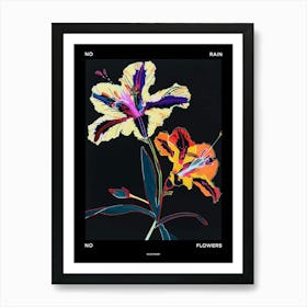 No Rain No Flowers Poster Wild Pansy 4 Art Print