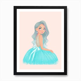 Ocean Princess Art Print
