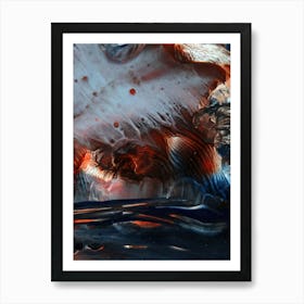 Fireworks Over The Sea Art Print