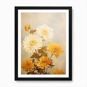 Chrysanthemums 4 Art Print