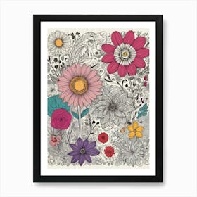 Floral Bouquet 3 Art Print