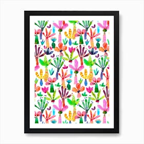 Palms Kids Garden Art Print