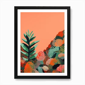 Boho Plant Painting Haworthia Plant 2 Art Print