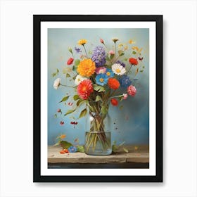 Flowers In A Vase art print Art Print