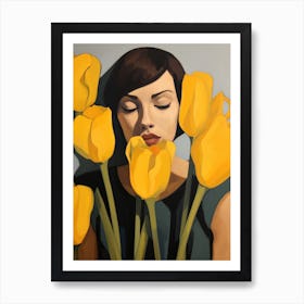 Yellow Tulips 1 Art Print
