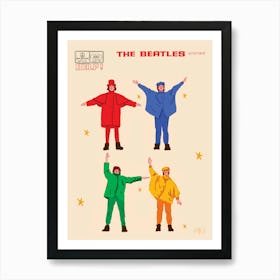 Beatles - Help Album Art Print