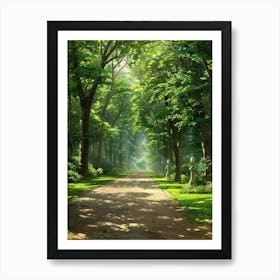 Path In The Forest Art Print