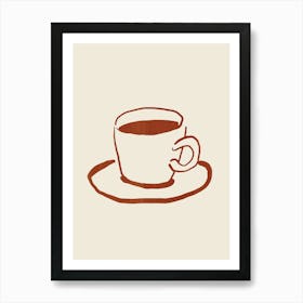 Cup Of Coffee Art Print