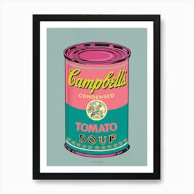 CAMPBELL´S SOUP PINK | POP ART Digital creation | THE BEST OF POP ART, NOW IN DIGITAL VERSIONS! Prints with bright colors, sharp images and high image resolution. Poster