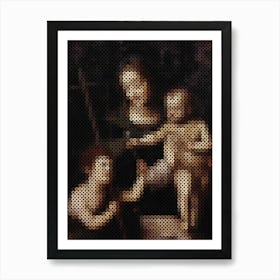 Madonna And Child With St Art Print
