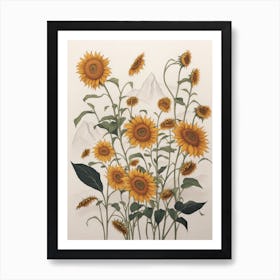 Sunflowers luck Art Print