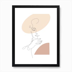 Night Woman Art Print