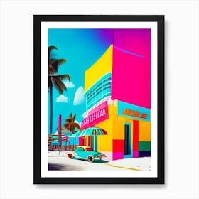 Cancun Mexico Pop Art Photography Tropical Destination Art Print