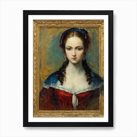 Young Lady By John Henry Art Print