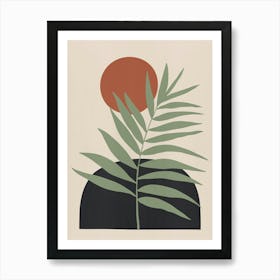 Floral and tropical botanical 4 Art Print