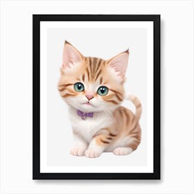 Cute Kitten Art Print