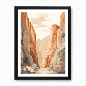 El Caminito Del Rey Spain 1 Hiking Trail Landscape Art Print