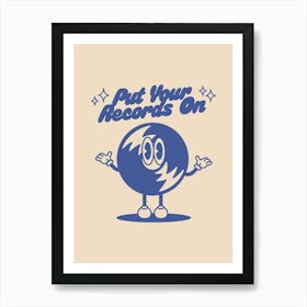 Retro Wall Art Retro Prints Home Decor Retro Print Illustration Retro Decor Png Retro Art Print Retro Records On Art Print