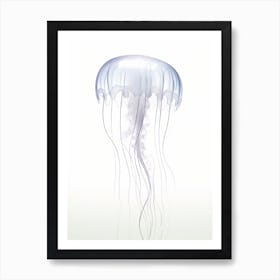 Box Jellyfish Watercolour Painting 4 Art Print