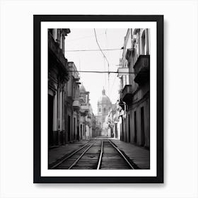 Catania, Italy, Black And White Photography 4 Art Print